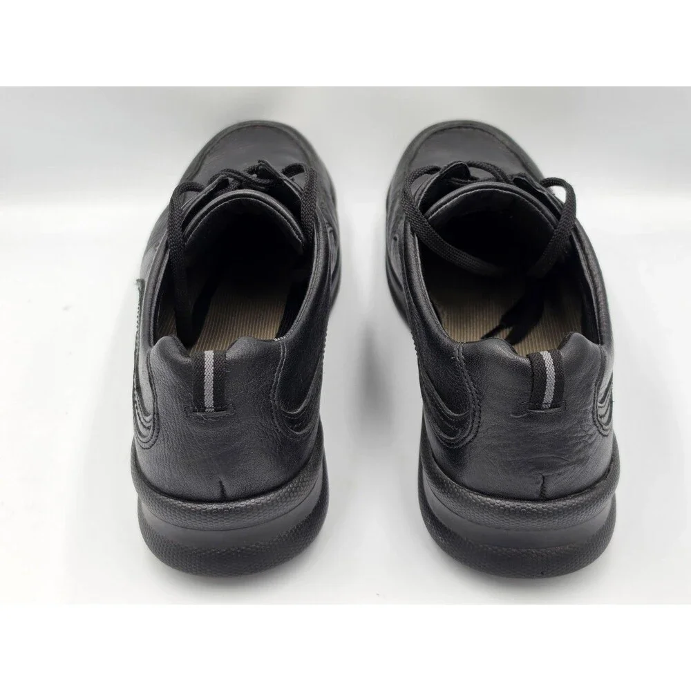 SAS Move On Shoes Walking Comfort Orthopedic Lace Up Black Leather Men's Sz 12 M